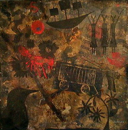 on the edge of the world, 24 x 24 (2001) on the edge of the world, 24 x 24 (2001)