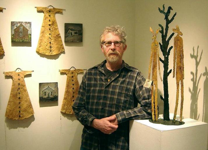 Larry Calkins at the Grover/Thurston Gallery  2013